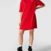 Adidas Originals Kurzärmeliges Sweatkleid Mit Label-Details - Rot