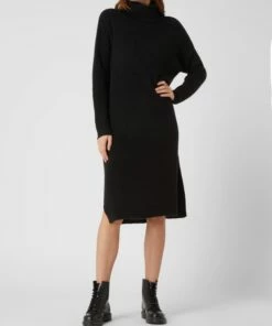 Soyaconcept Strickkleid Mit Woll-Anteil - Schwarz