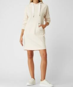 JOOP! Sweatkleid Mit Kapuze - Ecru