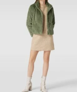 Pieces Kleid In Strick-Optik Modell 'ELLEN' - Beige