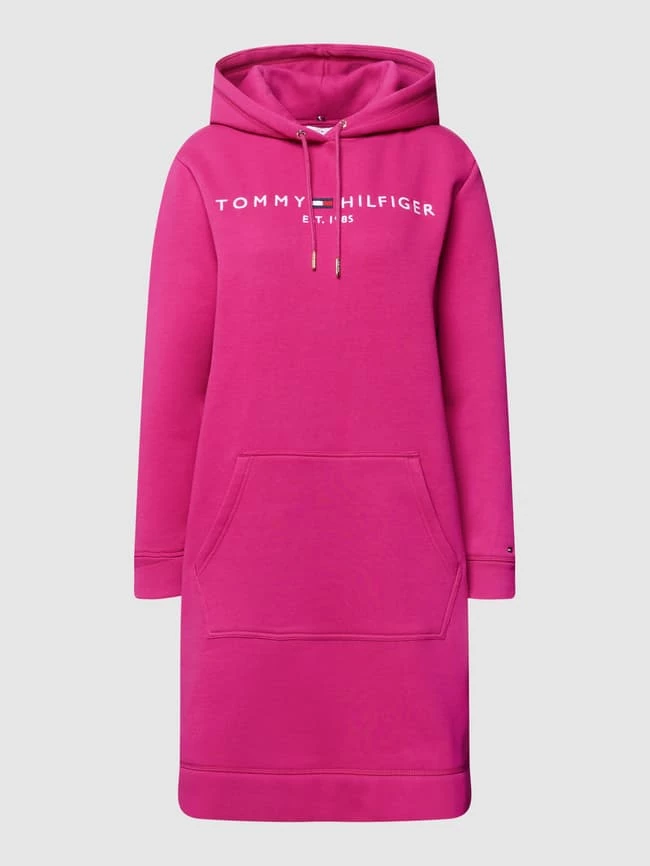 Tommy Hilfiger Sweatkleid Mit Logo-Stitching - Pink 2 Tommy Hilfiger Sweatkleid Mit Logo-Stitching - Pink – Bild 2