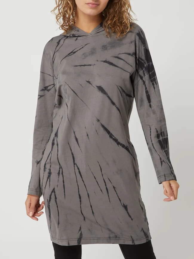 URBAN CLASSICS Sweatkleid Im Batik-Look - Dunkelgrau 4 URBAN CLASSICS Sweatkleid Im Batik-Look - Dunkelgrau – Bild 4