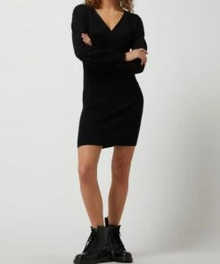Guess Strickkleid Aus Viskosemischung Modell 'Eliane' - Schwarz