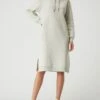 Jake*s Casual Sweatkleid Mit Kapuze - Kitt Meliert