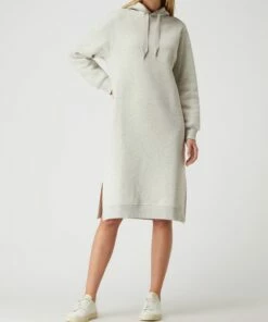 Jake*s Casual Sweatkleid Mit Kapuze - Kitt Meliert