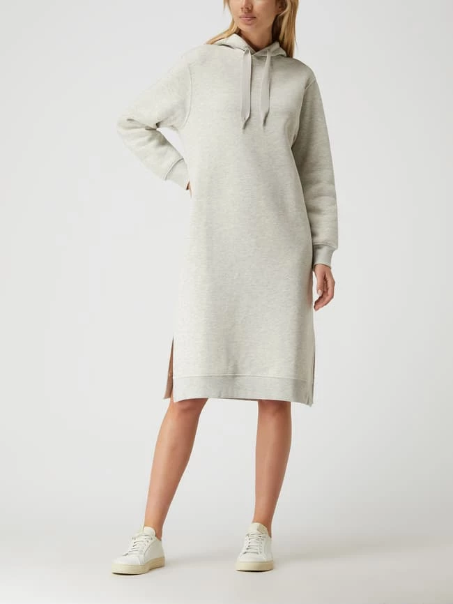 Jake*s Casual Sweatkleid Mit Kapuze - Kitt Meliert 1 Jake*s Casual Sweatkleid Mit Kapuze - Kitt Meliert