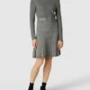 Esprit Collection Strickkleid In Knielänge - Mittelgrau