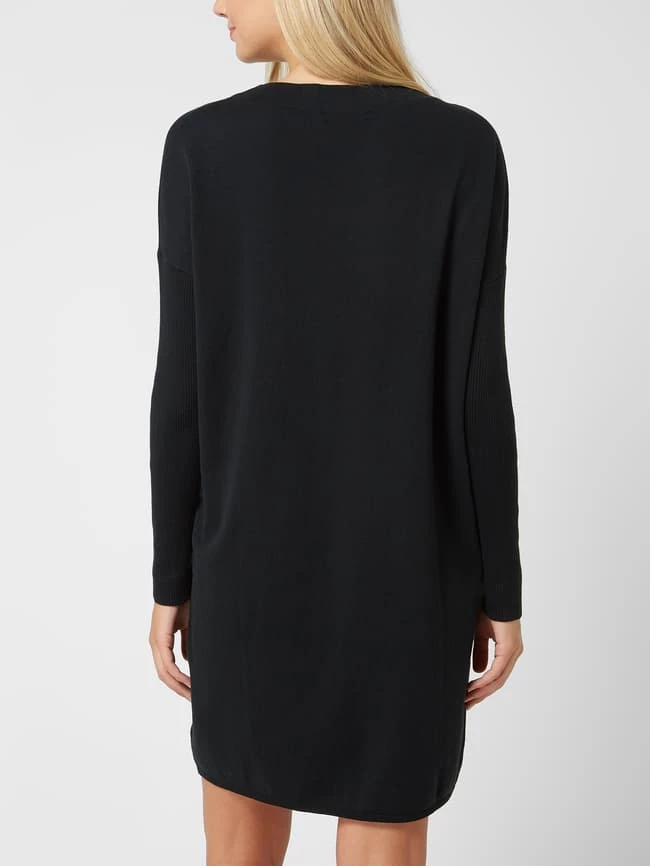 Esprit Strickkleid Mit überschnittenen Schultern - Schwarz 5 Esprit Strickkleid Mit überschnittenen Schultern - Schwarz – Bild 5