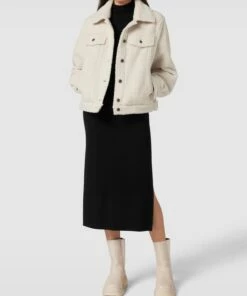 Marc O'Polo Strickkleid In Midilänge „THE DINNER Holiday Collection“ - Schwarz