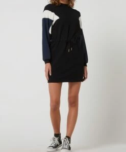 Bash Sweatkleid Mit Stehkragen Modell 'Fanie' - Schwarz