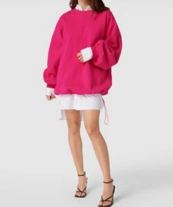 Alex Mariah Peter X P&C Mini-Sweatkleid Mit Label-Print - Alex Mariah Peter X P&C - Pink