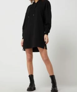 Pieces Sweatkleid Mit Kapuze Modell 'Chilli' - Schwarz