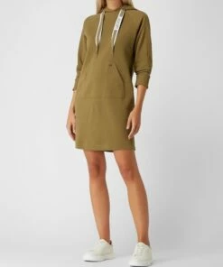 JOOP! Sweatkleid Mit Kapuze - Olivgrün