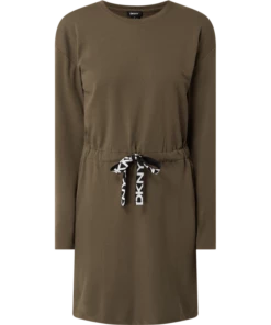 DKNY Sweatkleid Mit Tunnelzug - Olivgrün
