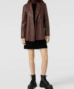 Pieces Kleid In Strick-Optik Modell 'ELLEN' - Schwarz