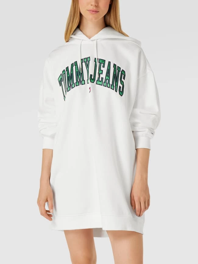 Tommy Jeans Sweatkleid Mit Label-Stitching Modell 'COLLEGIATE' - Weiß 4 Tommy Jeans Sweatkleid Mit Label-Stitching Modell 'COLLEGIATE' - Weiß – Bild 4