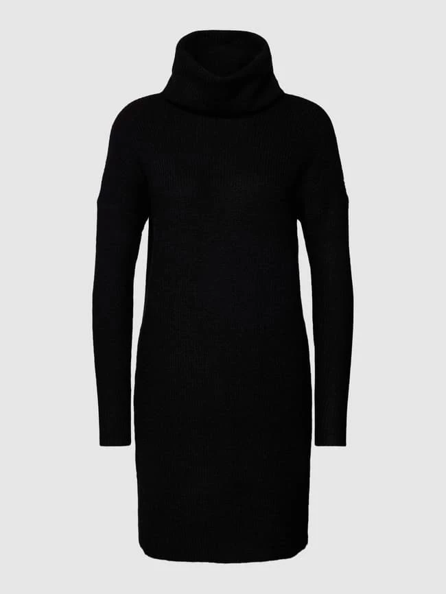 Only Strickkleid Mit Rollkragen Modell 'JANA' - Schwarz 2 Only Strickkleid Mit Rollkragen Modell 'JANA' - Schwarz – Bild 2