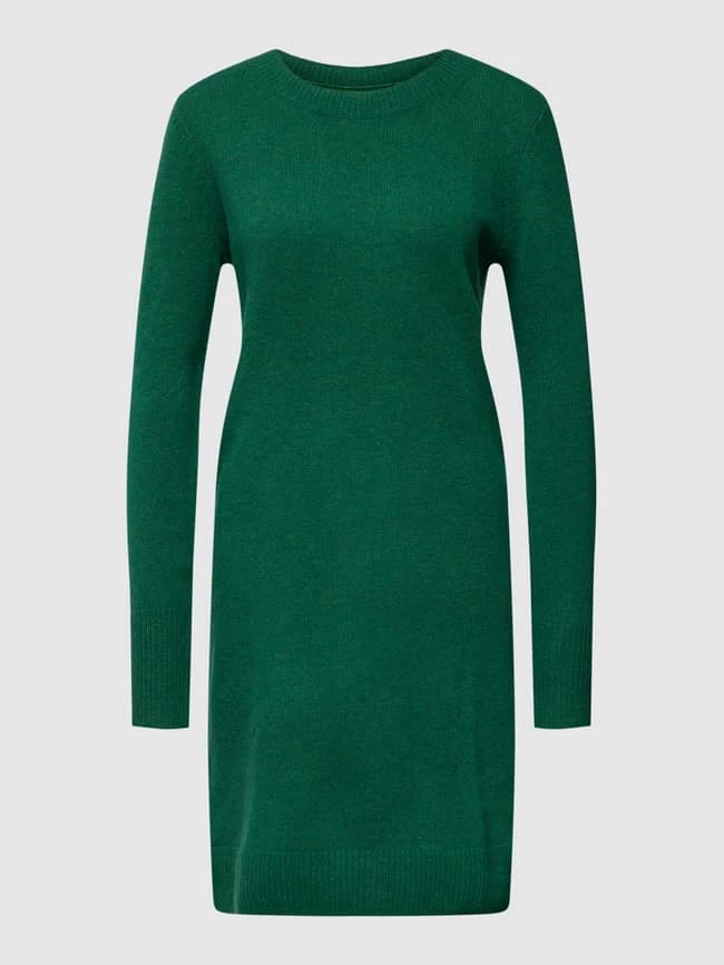 Christian Berg Woman Knielanges Strickkleid Mit Geripptem Rundhalsausschnitt - Dunkelgrün 2 Christian Berg Woman Knielanges Strickkleid Mit Geripptem Rundhalsausschnitt - Dunkelgrün – Bild 2