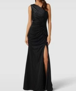 Luxuar Abendkleid Mit One-Shoulder-Träger - Schwarz