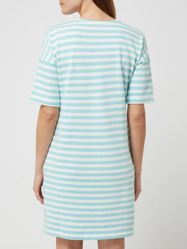 Christian Berg Woman Sweatkleid Mit Streifenmuster - Helltürkis 5 Christian Berg Woman Sweatkleid Mit Streifenmuster - Helltürkis – Bild 5
