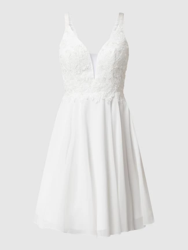 Luxuar Cocktailkleid Mit Herz-Ausschnitt - Offwhite 2 Luxuar Cocktailkleid Mit Herz-Ausschnitt - Offwhite – Bild 2