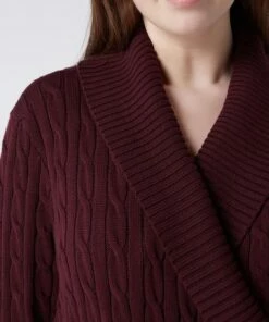 Lauren Ralph Lauren Curve PLUS SIZE Strickkleid In Wickel-Optik - Dunkelrot -Rock Geschäft 9t7ksj23ap9lak9i8ko3ak28al6kqj1j89544gaa695kehq39cs42e9p8h1j4kpi7164mgqe6ookoji568o36cj160q3ce1h6di38e1kckoj4e34cgq3id3161gj6d1jckrmap8