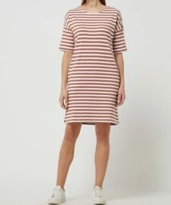 Christian Berg Woman Sweatkleid Mit Streifenmuster - Altrosa