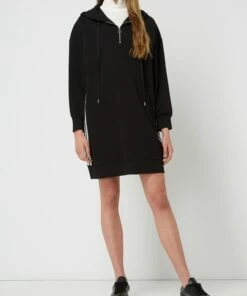 Twin Set Sweatkleid Mit Kapuze - Schwarz