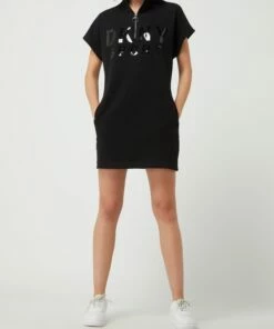 DKNY PERFORMANCE Sweatkleid Mir Reißverschluss - Schwarz