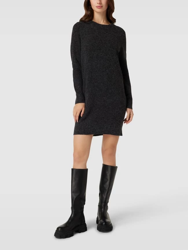 Vero Moda Minikleid In Melierter Optik Modell 'Doffy' - Schwarz 1 Vero Moda Minikleid In Melierter Optik Modell 'Doffy' - Schwarz