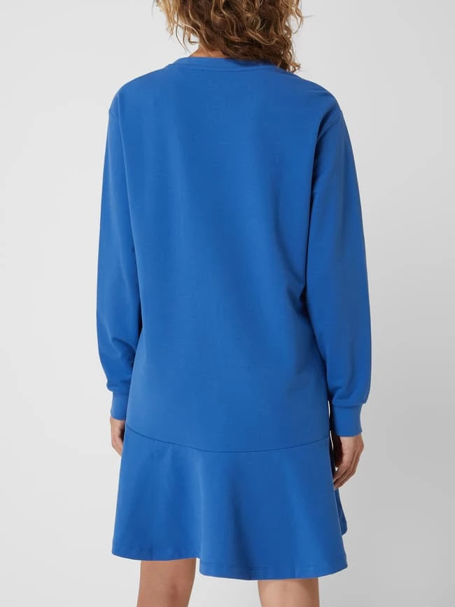 Edc By Esprit Sweatkleid Mit Volantsaum - Bleu 5 Edc By Esprit Sweatkleid Mit Volantsaum - Bleu – Bild 5