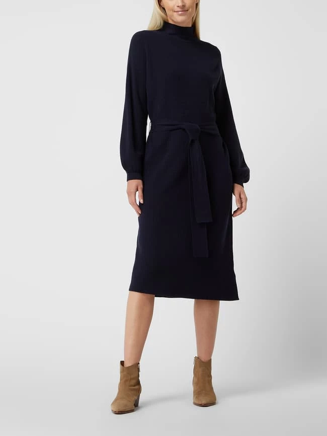 Tom Tailor Strickkleid Mit Woll-Anteil - Marineblau 1 Tom Tailor Strickkleid Mit Woll-Anteil - Marineblau