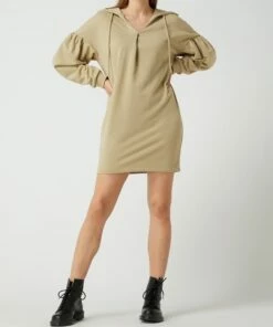 NA-KD Sweatkleid Mit Kapuze - Khaki