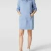 Tommy Hilfiger Sweatkleid In Minilänge Mit Brand-Stitching - Rauchblau