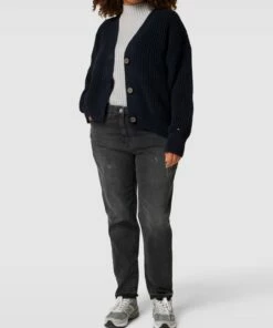 Tommy Hilfiger Curve PLUS SIZE Cardigan Mit Label-Details - Marineblau