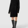 Drykorn Strickkleid In Ripp-Optik Modell 'ARWENIA' - Schwarz