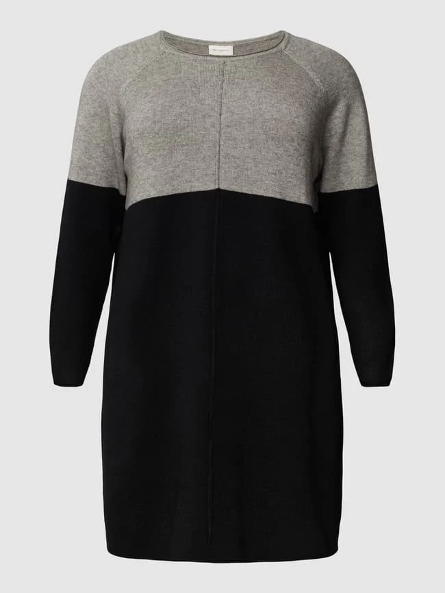 ONLY CARMAKOMA PLUS SIZE Strickkleid In Knielänge Modell 'CARLAURA' - Mittelgrau Meliert 2 ONLY CARMAKOMA PLUS SIZE Strickkleid In Knielänge Modell 'CARLAURA' - Mittelgrau Meliert – Bild 2