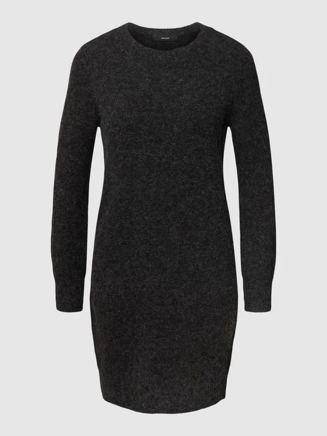 Vero Moda Minikleid In Melierter Optik Modell 'Doffy' - Schwarz 2 Vero Moda Minikleid In Melierter Optik Modell 'Doffy' - Schwarz – Bild 2