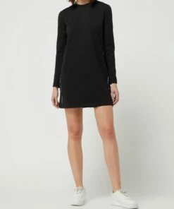 Calvin Klein Jeans Sweatkleid Mit Logo-Streifen - Schwarz