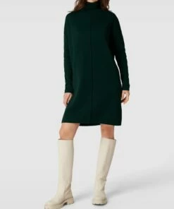 Armedangels Strickkleid Mit Rollkragen Modell 'STINAA' - Dunkelgrün