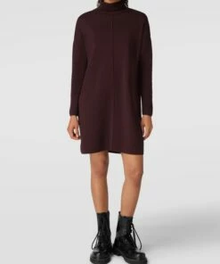 Armedangels Sweatkleid Mit Ziernaht Modell 'STINAA' - Bordeaux Rot