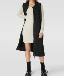 REVIEW Strickkleid Mit U-Boot-Ausschnitt - Offwhite Meliert