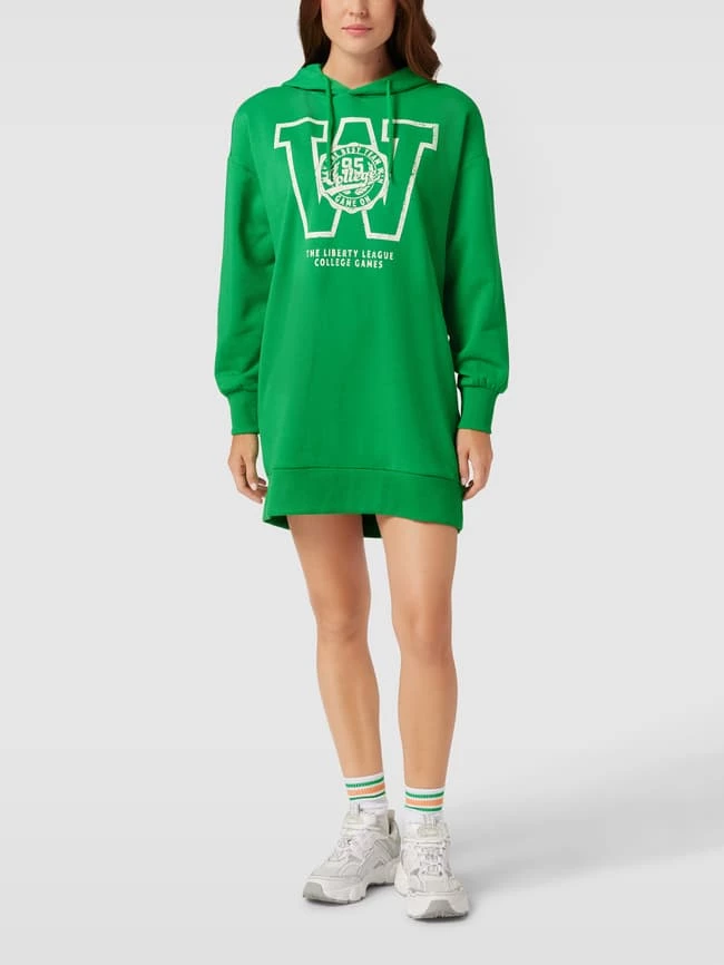 Only Sweatkleid Mit Motiv-Applikation - Grün 1 Only Sweatkleid Mit Motiv-Applikation - Grün