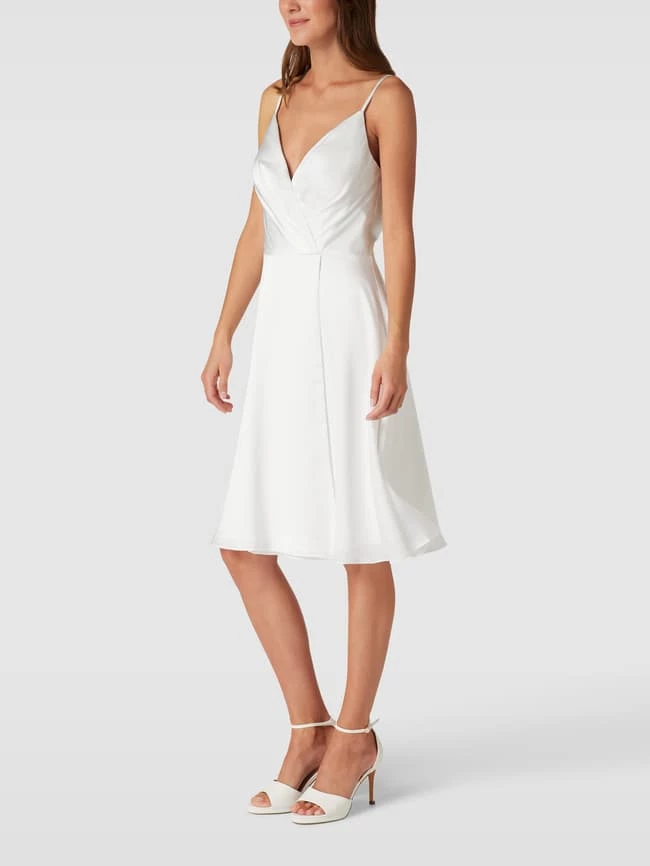 Luxuar Cocktailkleid In Wickel-Optik - Offwhite 4 Luxuar Cocktailkleid In Wickel-Optik - Offwhite – Bild 4