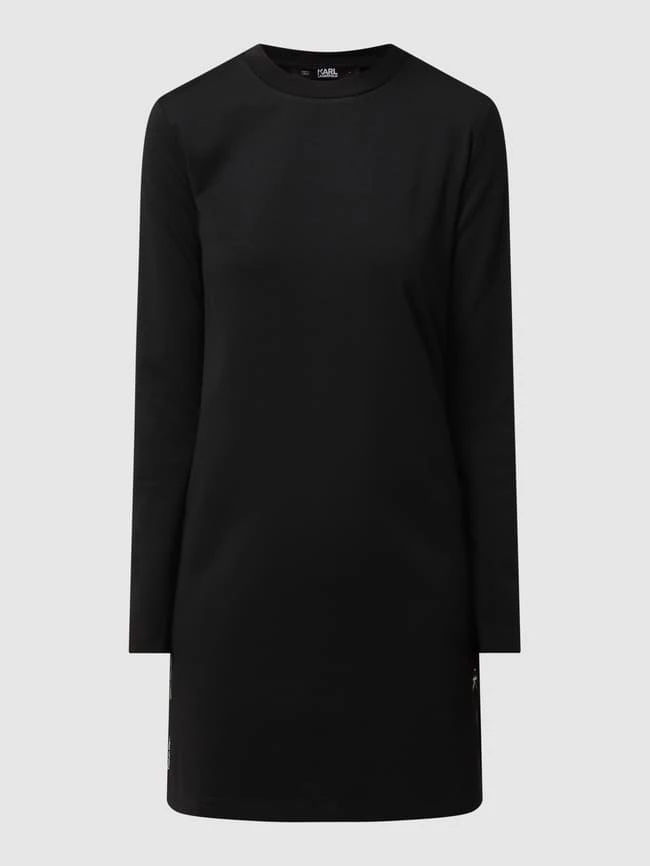 Calvin Klein Jeans Sweatkleid Mit Logo-Streifen - Schwarz 2 Calvin Klein Jeans Sweatkleid Mit Logo-Streifen - Schwarz – Bild 2