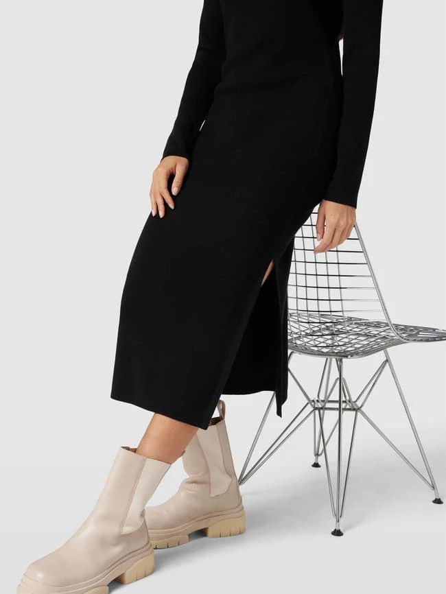 Marc O'Polo Strickkleid In Midilänge „THE DINNER Holiday Collection“ - Schwarz 3 Marc O'Polo Strickkleid In Midilänge „THE DINNER Holiday Collection“ - Schwarz – Bild 3