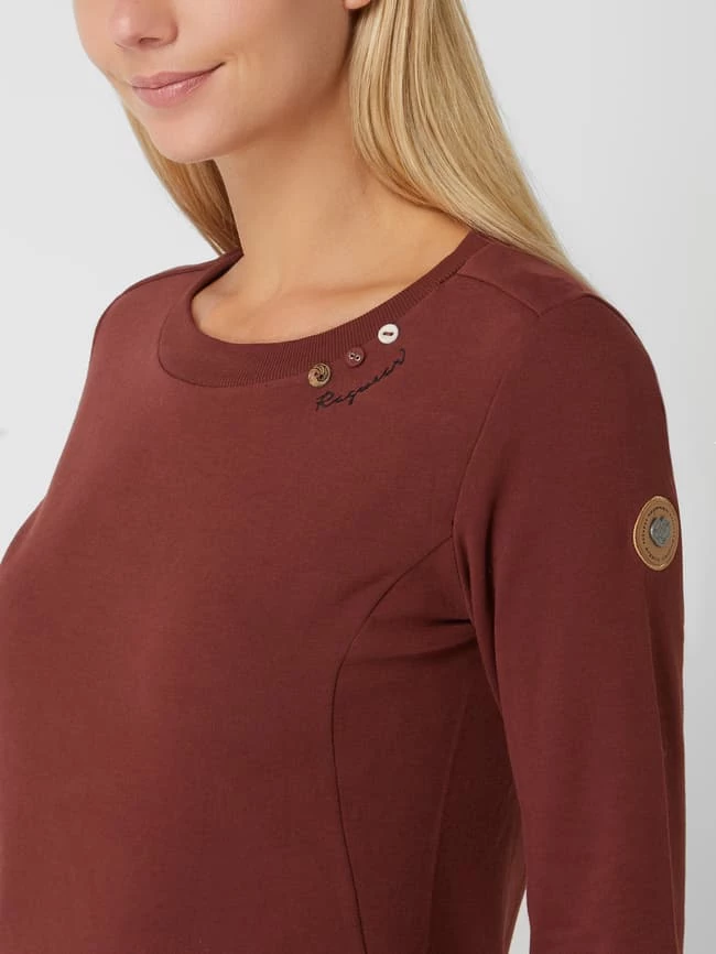 Ragwear Sweatkleid Mit Zierknöpfen Modell 'Menita' - Rot 3 Ragwear Sweatkleid Mit Zierknöpfen Modell 'Menita' - Rot – Bild 3