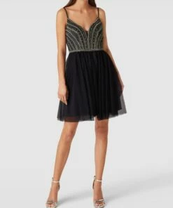 Laona Cocktailkleid Mit Herz-Ausschnitt - Schwarz