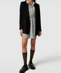 Apricot Kleid Mit Allover-Muster - Ecru