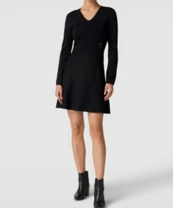 ARMANI EXCHANGE Minikleid Mit Label-Detail - Schwarz